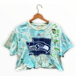seattle seahawks crop top